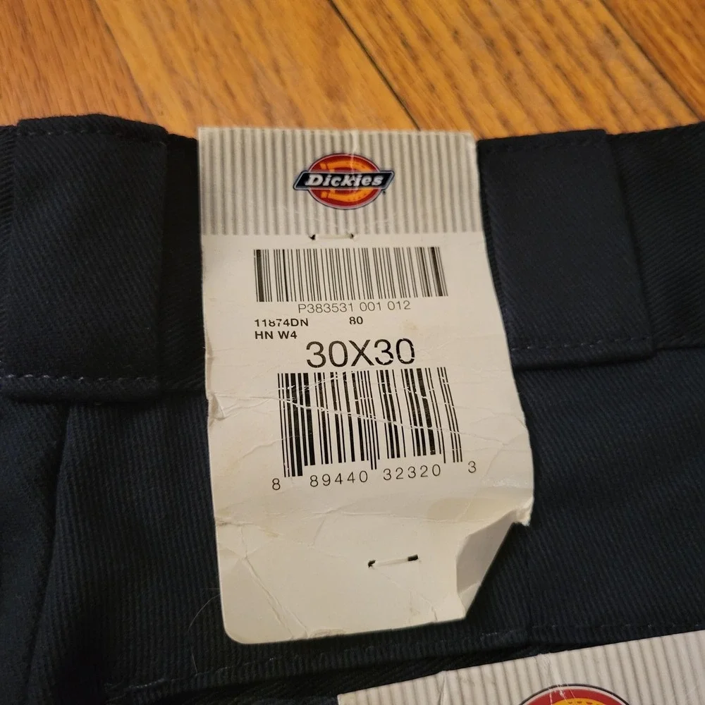 Dickies 30x30 Work Pants Navy Blue Flex Original Fit 874 Construction Utility